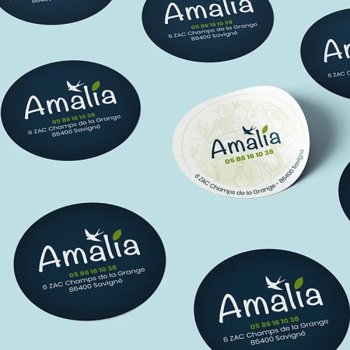 Création d'un logo pour un sticker par Kalyko, studio graphique à Nantes